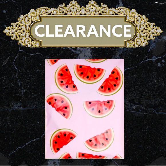 25  10X13 Watermelon Poly Mailers CLEARANCE - Picture 8 of 8